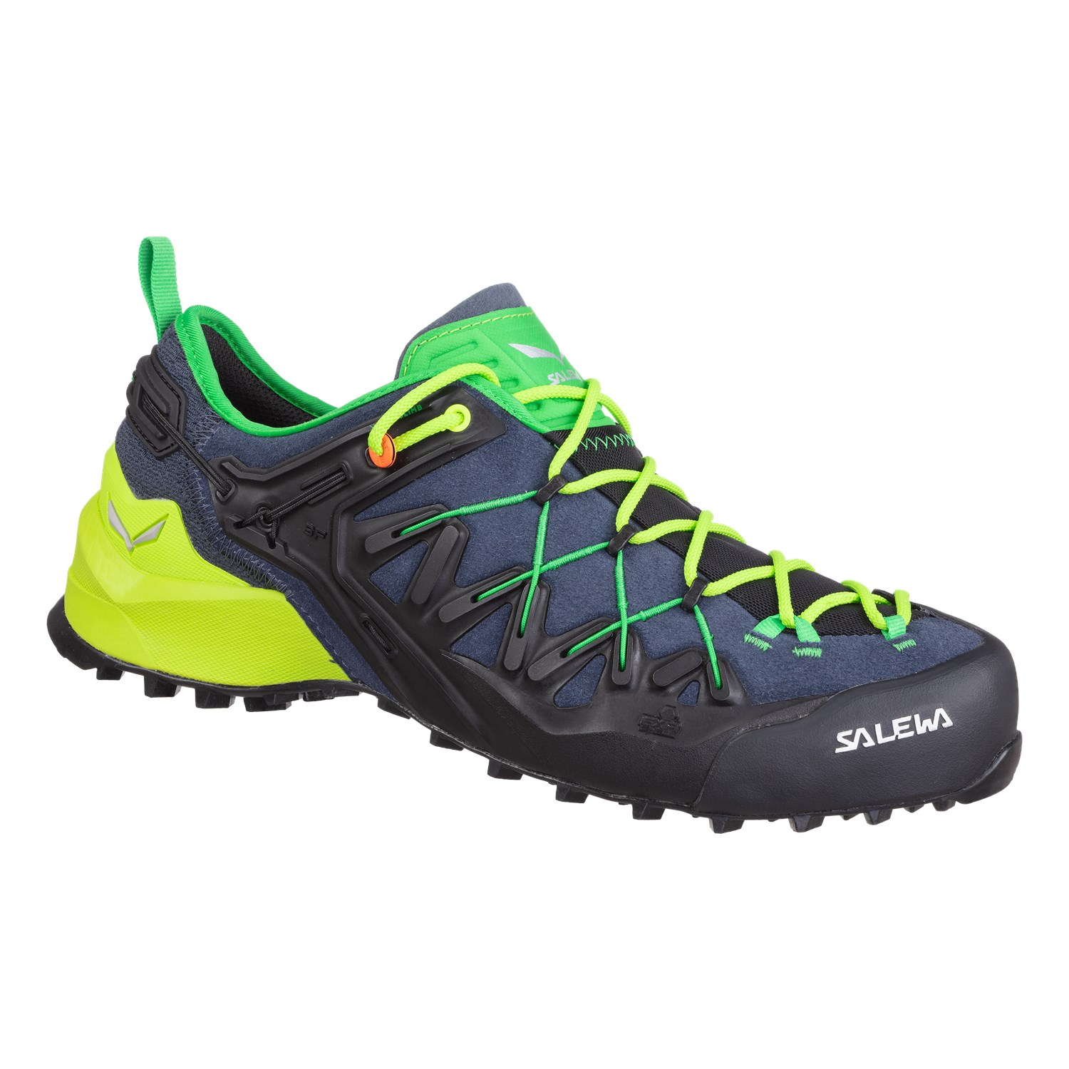 Tenis Salewa Wildfire Edge Homem Cinzentas/Azuis/Amarelas 468OBKLVE